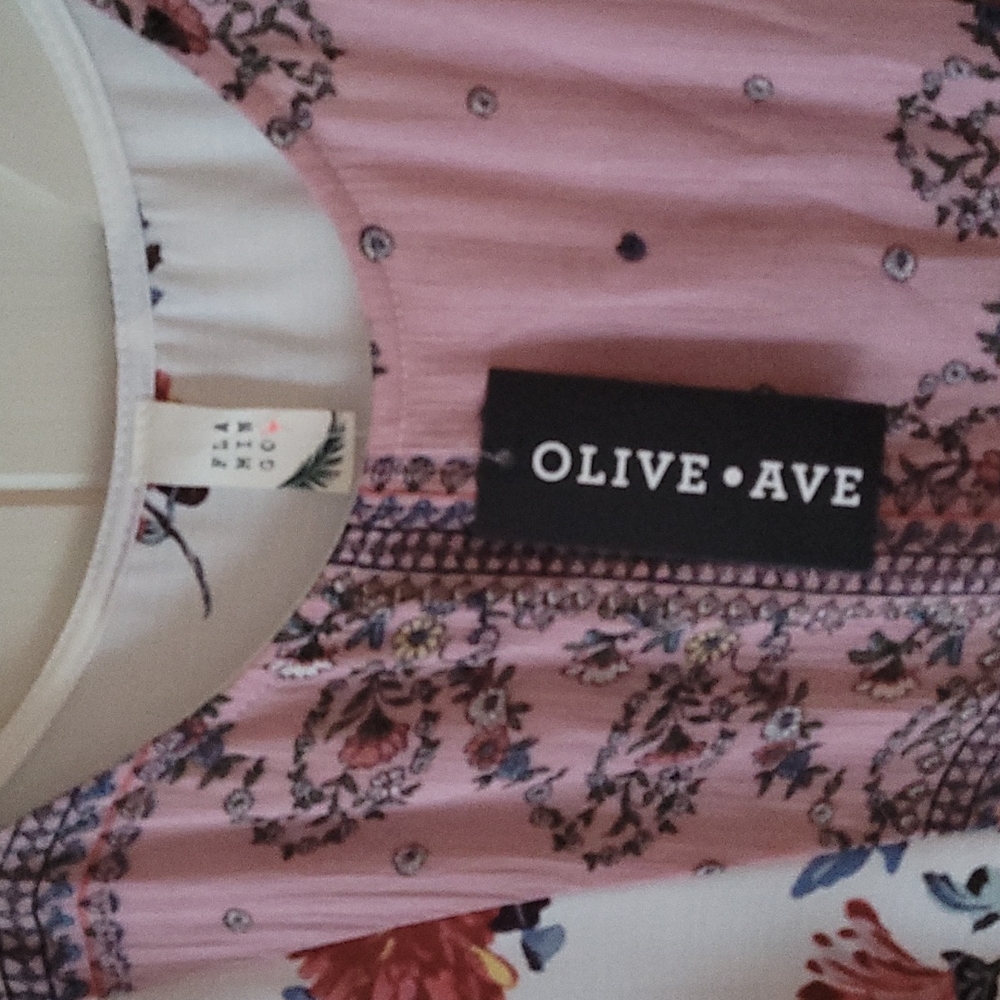 Flamingo floral Dress Olive Ave - Picture 3 of 6
